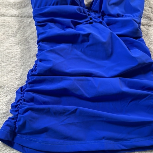 Profile by Gottex Women’s Royal Blue "TUTTI FRUTTI" Tankini Top Size 6 NEW - Picture 11 of 16